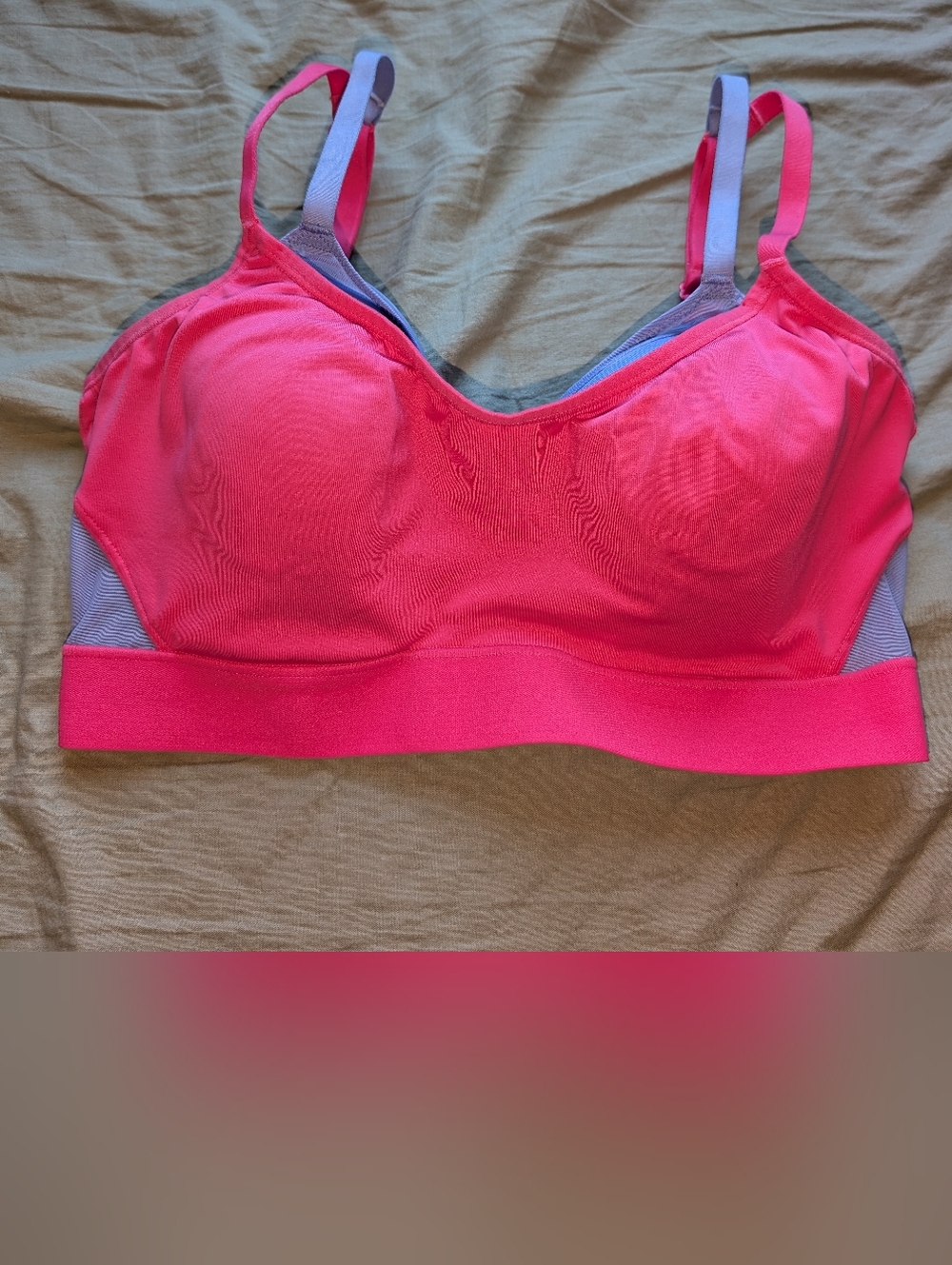 Natori Gravity Contour Underwire Sports Bra 34DD Hot Pink/Lavender